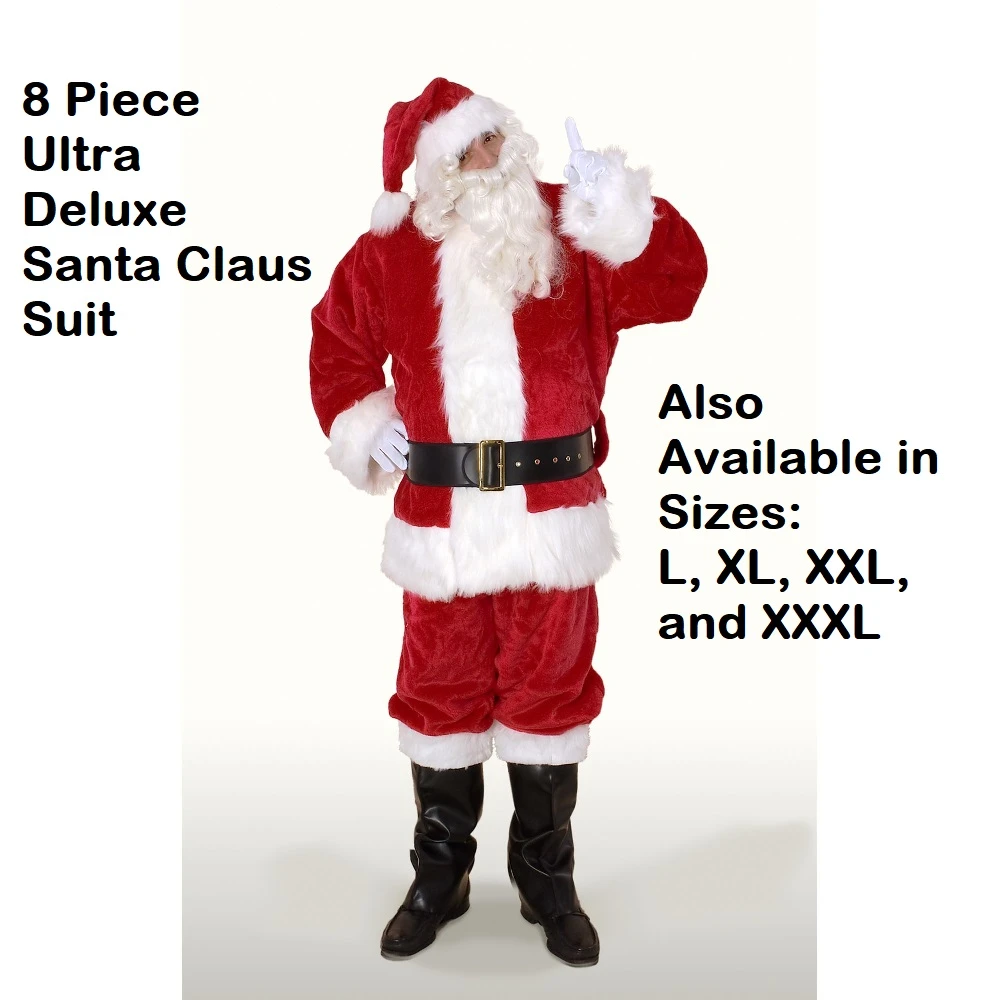 Ultra Deluxe Santa Claus Suit Large 3 Ultra Deluxe Santa Claus Suit Large