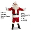 Deluxe Santa Claus Suit Extra Large -Winter Decor Hub 3952
