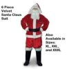 Velvet Santa Claus Suit Extra Large -Winter Decor Hub 4328 1