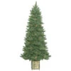 7 Foot Potted Newfield Fir Artificial Christmas Tree Instant Shape Unlit 2 7 Foot Potted Newfield Fir Artificial Christmas Tree Instant Shape Unlit -Winter Decor Hub 86434