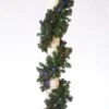 9 Foot Sierra RGB Color Change Artificial Christmas Garland Set Of 6 -Winter Decor Hub 9sgrgb