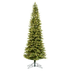 4.5 Foot Belmont Balsam Pencil Fir Artificial Christmas Tree - 150 DuraLit LED Warm White Mini Lights
