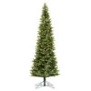 4.5 Foot Belmont Balsam Pencil Fir Artificial Christmas Tree - 150 DuraLit LED Multi Color Mini Lights -Winter Decor Hub A190647LED