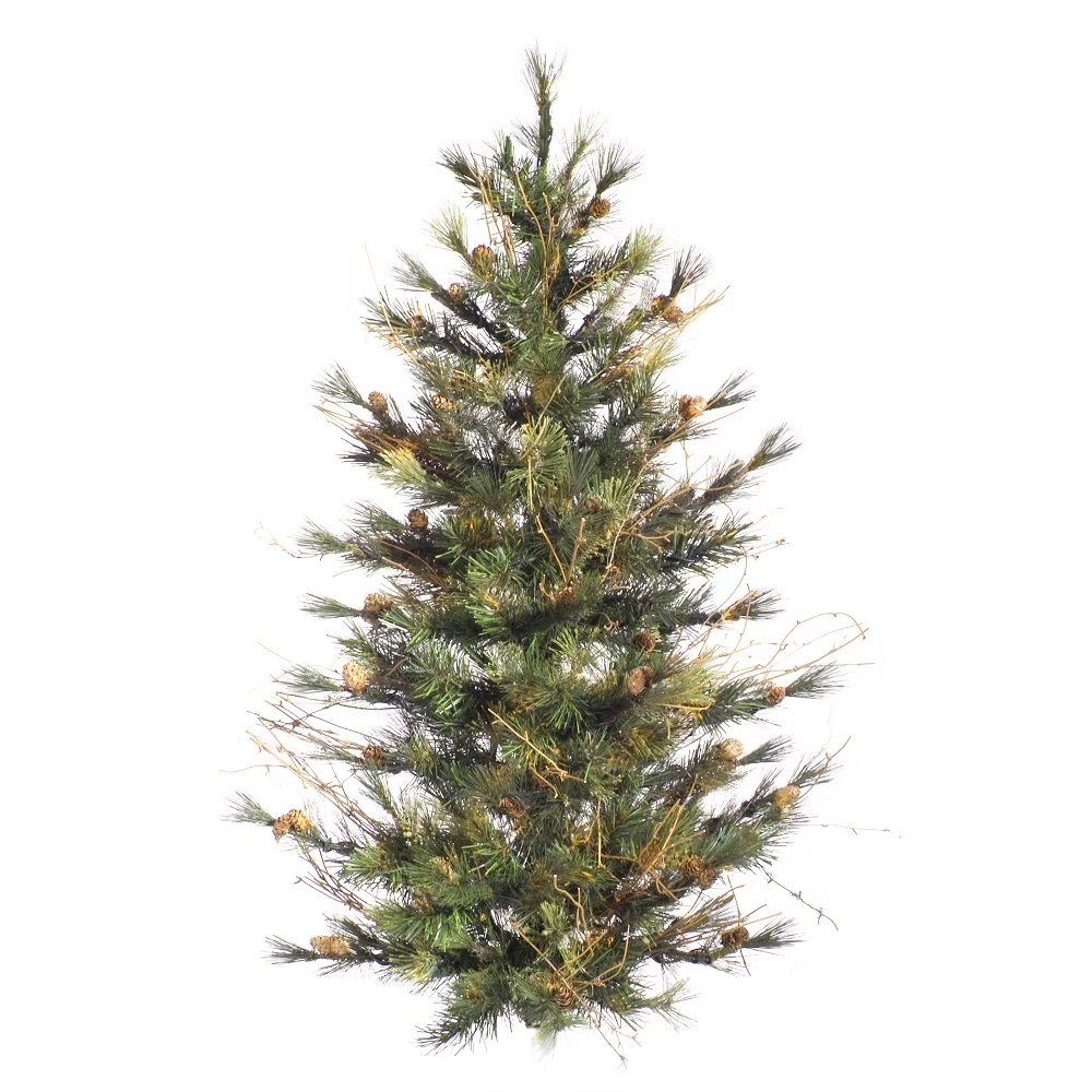 3 Foot Mixed Country Pine Artificial Christmas Wall Tree Unlit 3 3 Foot Mixed Country Pine Artificial Christmas Wall Tree Unlit