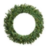 6 Foot Mixed Brussels Pine Artificial Christmas Wreath - 600 DuraLit LED Warm White Mini Lights -Winter Decor Hub D172573LED