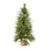 4 Foot Ridgeville Pine Tabletop Artificial Christmas Tree Unlit -Winter Decor Hub D191440