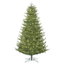 10 Foot Medium Deluxe Frasier Fir Tree With 1150 LED Warm White DuraLit Italian Style UL Lights