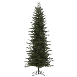 9 Foot Hillside Pencil Spruce Artificial Christmas Tree Unlit