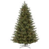 8.5 Foot Welch Frasier Fir Artificial Christmas Tree 1200 DuraLit Incandescent Clear Mini Lights