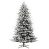 10 Foot Flocked Aspen Fir Artificial Christmas Tree Unlit -Winter Decor Hub G186385