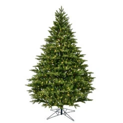 5.5 Foot Douglas Fir Artificial Christmas Tree - 450 Duralit LED Warm White Mini Lights