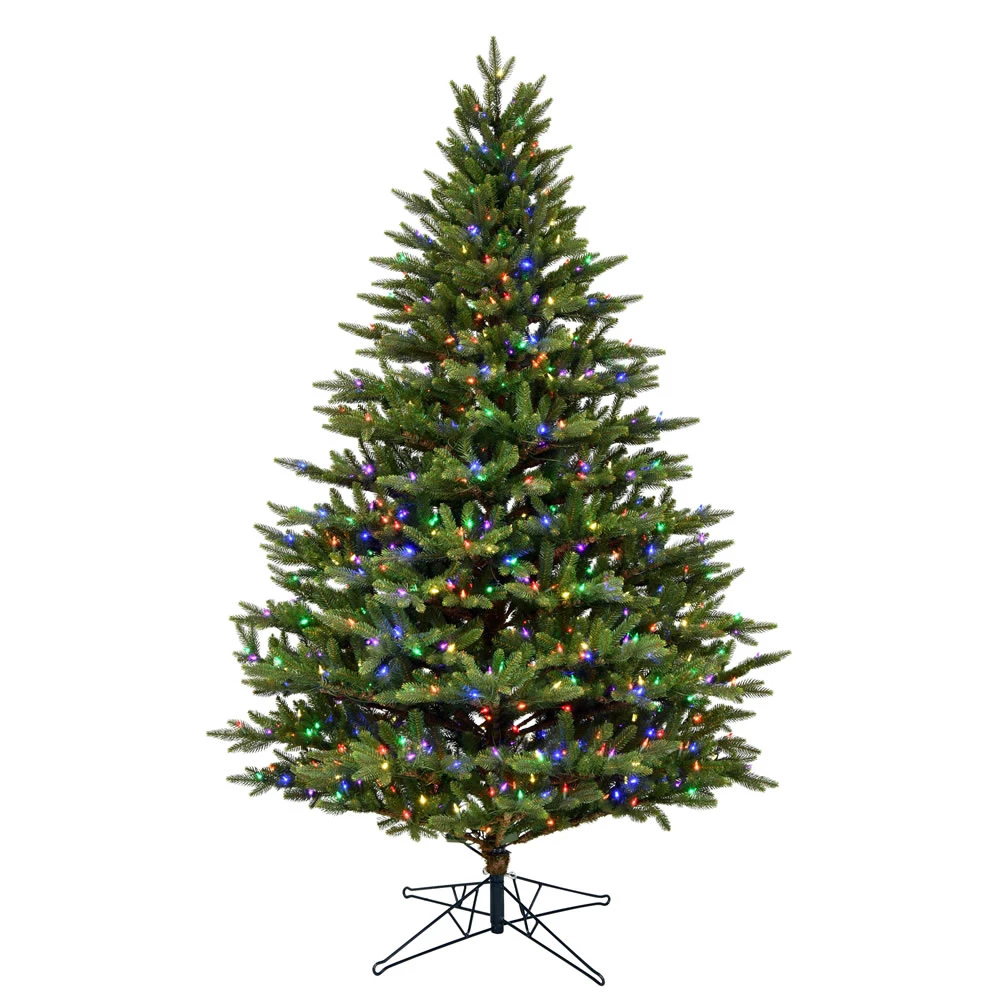 12 Foot Douglas Fir Artificial Christmas Tree - 2400 Duralit LED Multi Color Mini Lights 3 12 Foot Douglas Fir Artificial Christmas Tree - 2400 Duralit LED Multi Color Mini Lights