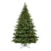6.5 Foot New Haven Spruce Artificial Christmas Tree 550 Duralit Incandescent Clear Mini Lights -Winter Decor Hub G198666 1000