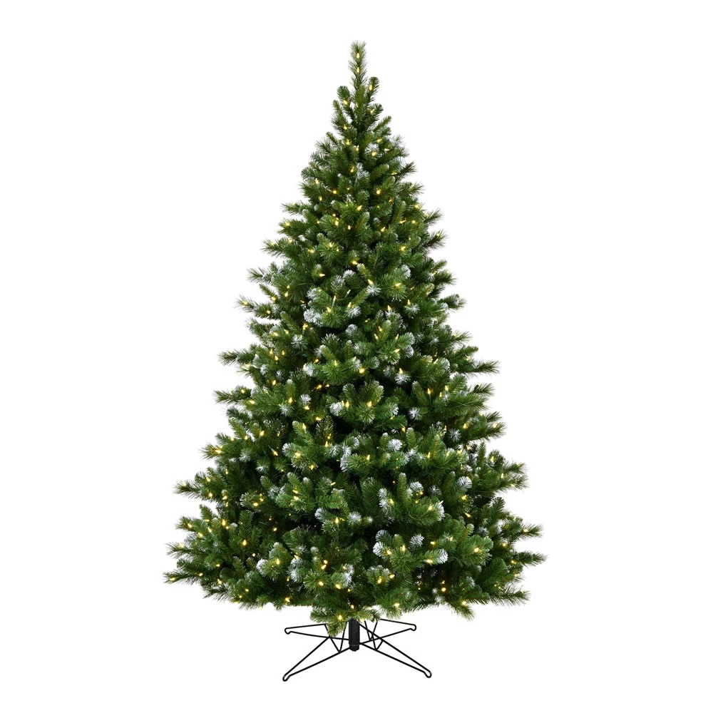 7.5 Foot New Haven Spruce Artificial Christmas Tree 700 Duralit LED Warm White Mini Lights 3 7.5 Foot New Haven Spruce Artificial Christmas Tree 700 Duralit LED Warm White Mini Lights