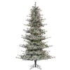 10 Foot Frosted Lacey Artificial Christmas Tree 1200 DuraLit LED Warm White Mini Lights 1 10 Foot Frosted Lacey Artificial Christmas Tree 1200 DuraLit LED Warm White Mini Lights -Winter Decor Hub K176586LED
