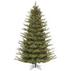 6.5 Foot Oak Frasier Fir Artificial Christmas Tree 600 DuraLit Incandescent Clear Mini Lights -Winter Decor Hub K178366