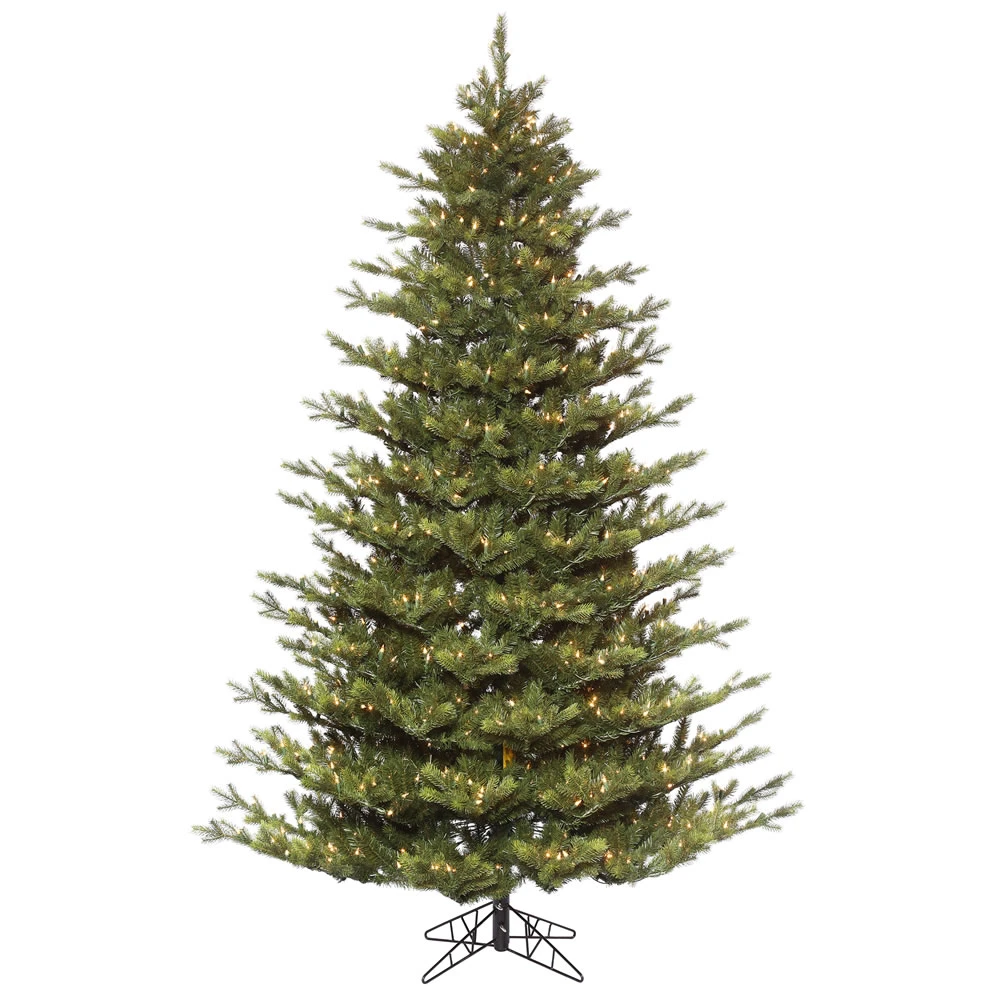 7.5 Foot Oak Frasier Fir Artificial Christmas Tree 850 DuraLit Incandescent Clear Mini Lights 3 7.5 Foot Oak Frasier Fir Artificial Christmas Tree 850 DuraLit Incandescent Clear Mini Lights