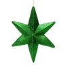 20 Inch Green Glitter Bethleham Star Christmas Ornament -Winter Decor Hub L180204