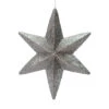 20 Inch Pewter Glitter Bethleham Star Christmas Ornament -Winter Decor Hub L180227