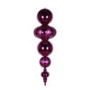 54 Inch Plastic Shatterproof Magenta Shiny Matte Finial -Winter Decor Hub M165910