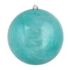 6 Inch Teal Shiny Mercury Christmas Ball Ornament - Set Of 4 1 6 Inch Teal Shiny Mercury Christmas Ball Ornament - Set Of 4 -Winter Decor Hub M166542