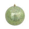 6 Inch Celadon Shiny Mercury Christmas Ball Ornament - Set Of 4