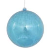 10 Inch Turquoise Shiny Mercury Christmas Ball Ornament Shatterproof 1 10 Inch Turquoise Shiny Mercury Christmas Ball Ornament Shatterproof -Winter Decor Hub M166712