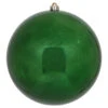 10 Inch Emerald Shiny Mercury Christmas Ball Ornament Shatterproof -Winter Decor Hub M166724