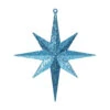 8 Inch Turquoise Iridescent Glitter Bethlehem Star Christmas Ornament -Winter Decor Hub M167212