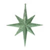 12 Inch Celadon Iridescent Glitter Bethlehem Star Christmas Ornament 2 12 Inch Celadon Iridescent Glitter Bethlehem Star Christmas Ornament -Winter Decor Hub M167454