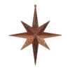 12 Inch Copper Iridescent Glitter Bethlehem Star Christmas Ornament -Winter Decor Hub M167488
