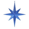15.75 Inch Blue Glitter Bethlehem Star Christmas Ornament -Winter Decor Hub M167502