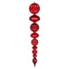 3.75 Foot Red Durian Candy Matte Finial Christmas Ornament 1 3.75 Foot Red Durian Candy Matte Finial Christmas Ornament -Winter Decor Hub MT199303
