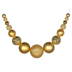 6 Foot Gold Candy Matte Durian Mardi Gras Ornament Swag