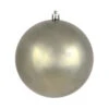 10 Inch Limestone Shiny Artificial Christmas Ball Ornament - UV Drilled Cap 1 10 Inch Limestone Shiny Artificial Christmas Ball Ornament - UV Drilled Cap -Winter Decor Hub N592525DSV