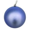 10 Inch Periwinkle Shiny Artificial Christmas Ball Ornament - UV Drill Cap -Winter Decor Hub N592529DSV