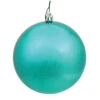 10 Inch Seafoam Shiny Artificial Christmas Ball Ornament - UV Drilled Cap -Winter Decor Hub N592544DSV