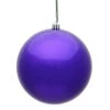 10 Inch Purple Candy Artificial Christmas Ball Ornament - UV Drilled Cap 1 10 Inch Purple Candy Artificial Christmas Ball Ornament - UV Drilled Cap -Winter Decor Hub N592566DCV