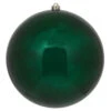 10 Inch Midnight Green Shiny Artificial Christmas Ball Ornament - UV Drilled Cap 2 10 Inch Midnight Green Shiny Artificial Christmas Ball Ornament - UV Drilled Cap -Winter Decor Hub N592574DSV