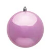 10 Inch Pink Shiny Artificial Christmas Ball Ornament - UV Drilled Cap 1 10 Inch Pink Shiny Artificial Christmas Ball Ornament - UV Drilled Cap -Winter Decor Hub N592579DSV