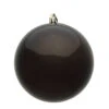 10 Inch Gunmetal Shiny Artificial Christmas Ball Ornament - UV Drilled Cap 2 10 Inch Gunmetal Shiny Artificial Christmas Ball Ornament - UV Drilled Cap -Winter Decor Hub N592584DSV