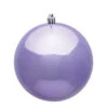 10 Inch Lavender Shiny Artificial Christmas Ball Ornament - UV Drilled Cap -Winter Decor Hub N592586DSV