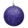 12 Inch Purple Sequin Round Christmas Ball Ornament Shatterproof UV -Winter Decor Hub N593006DQ