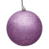 12 Inch Orchid Sequin Round Christmas Ball Ornament Shatterproof UV 1 12 Inch Orchid Sequin Round Christmas Ball Ornament Shatterproof UV -Winter Decor Hub N593009DQ