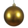 12 Inch Olive Matte Round Shatterproof UV Christmas Ball Ornament -Winter Decor Hub N593014DMV