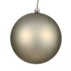 12 Inch Wrought Iron Matte Christmas Ball Ornament With UV Drilled Cap -Winter Decor Hub N593023DMV