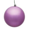 12 Inch Orchid Candy Round Christmas Ball Ornament Shatterproof UV -Winter Decor Hub N593069DCV