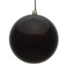 12 Inch Chocolate Candy Round Christmas Ball Ornament Shatterproof UV -Winter Decor Hub N593075DCV
