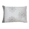 20 Inch Pure White Sequin Beaded Snowflake Luxurious Christmas Pillow 2 20 Inch Pure White Sequin Beaded Snowflake Luxurious Christmas Pillow -Winter Decor Hub QTX17015