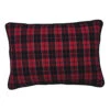 14 Inch Red And Black Cotton Holiday Plaid With Poly Velvet Back And Piping MacKenzie Decorative Christmas Pillow 1 14 Inch Red And Black Cotton Holiday Plaid With Poly Velvet Back And Piping MacKenzie Decorative Christmas Pillow -Winter Decor Hub QTX17615